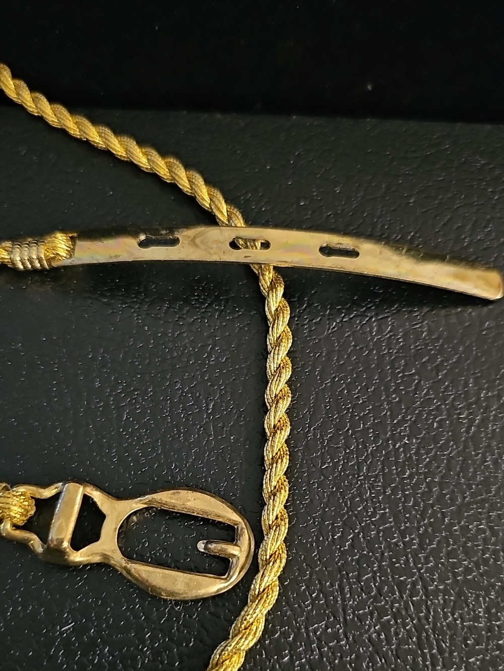 Goldtone Rope Belt - Picture 2 of 3